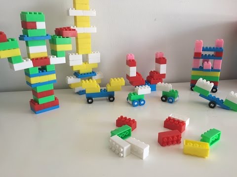 Montando MEGA BLOQUES. Juguetes educativos para niños!!