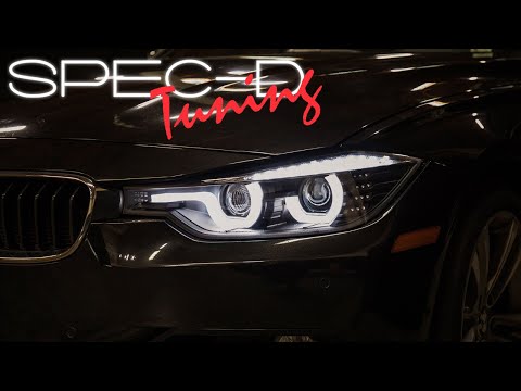 SPECDTUNING INSTALLATION VIDEO: 2012-2015 BMW 3 SERIES F30 PROJECTOR HEADLIGHT