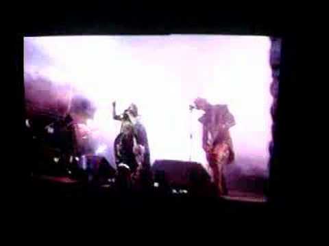 Lordi playing in the Market Square of Helsinki