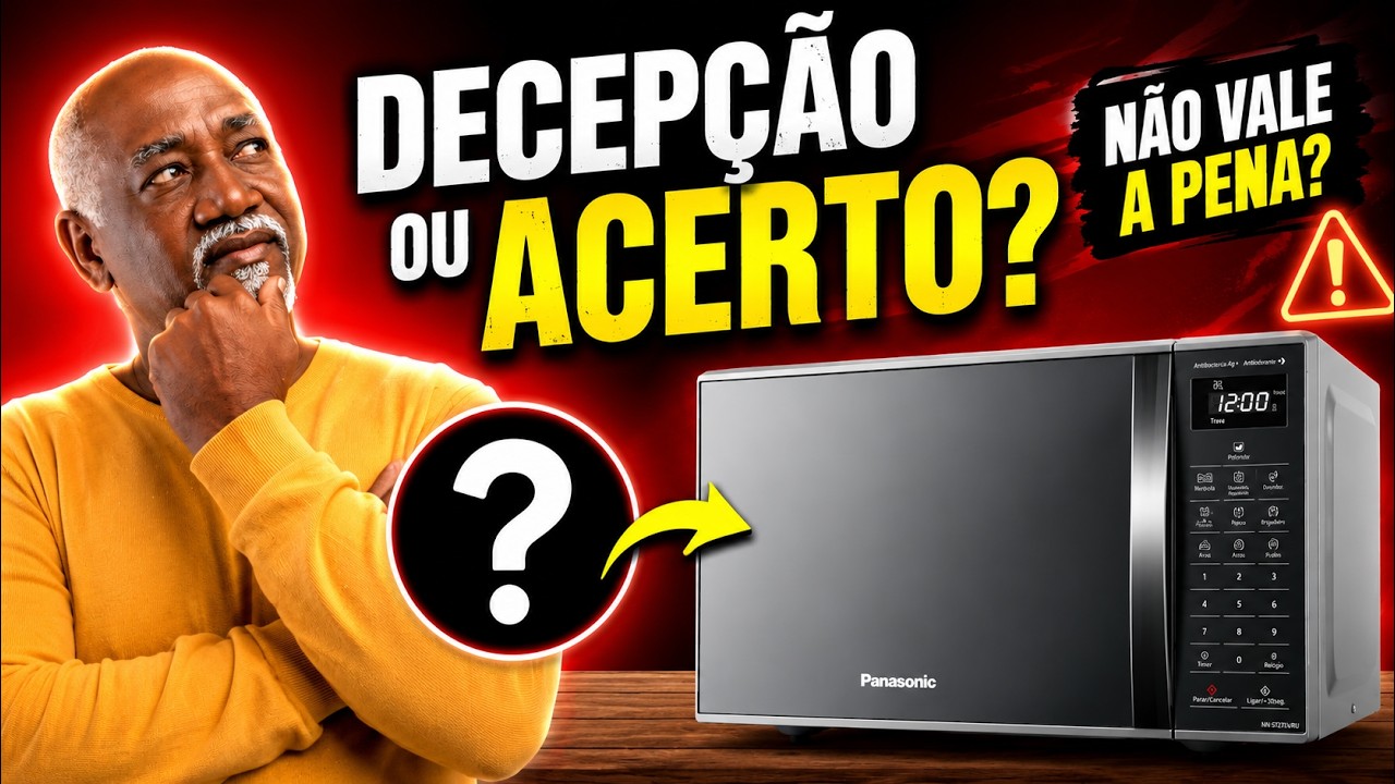 Miniatura da avaliação em vídeo de Forno de Microondas Panasonic NN-SN75LB Inversor Ciclônico