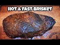 How To Smoke A Brisket Hot Fast Brisket 4 1 2 Hour Brisket