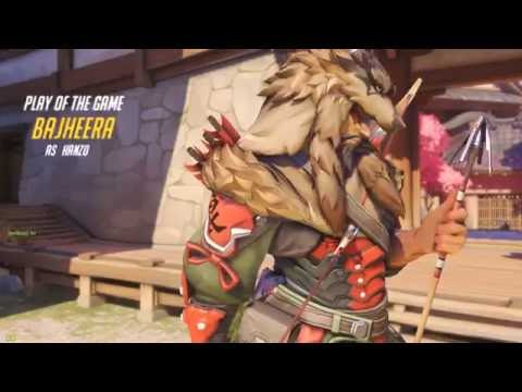 Bajheera - OVERWATCH: Flawless Lone Wolf Hanzo Hanamura Takeover