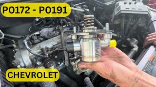 Chevy Equinox: Todos Estos Códigos por Una Falla de Presión de Gasolina (P0171, P0300, etc.)
