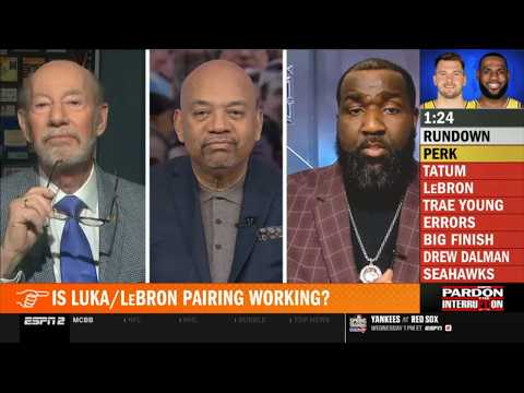 Pardon the Interruption | Perkins says that when Luka, LeBron play together, Lakers not a good team