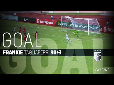 U-17 WNT vs. Canada: Frankie Tagliaferri Goal - March 11, 2016