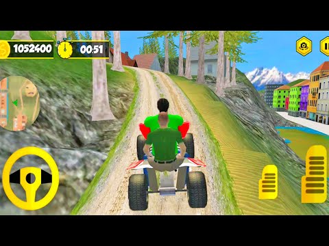 ATV Mountain Bike Taxi Racing Game #2 - ATV Bike Games - Mountain ATV Bike Taxi