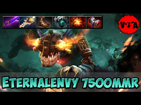 Dota 2 - EternaLEnVy 7500 MMR Plays Slark vol #2 - Ranked Match