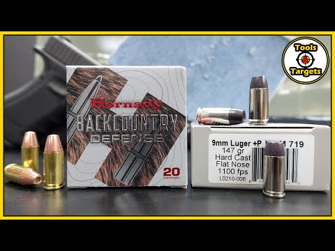 Out of The Hood \u0026 Into The Woods!...NEW 9MM Hornady Backcountry Defense VS Underwood Hard Cast!