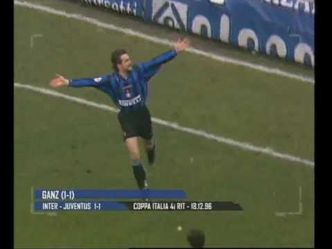 1996-1997 Coppa Italia - Inter vs Juventus 1-1 Ganz