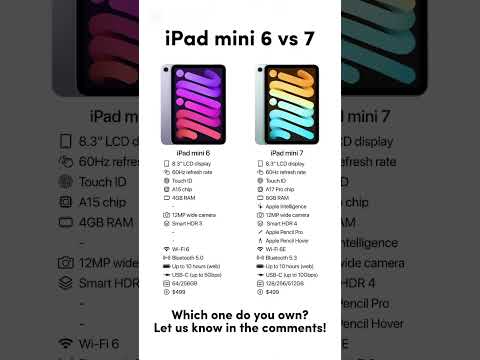 iPad Mini 6 vs iPad Mini 7: What's New in 2024?