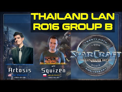 25th Anniversary LAN - Day 1 - RO16 Group B - Artosis vs Squizen - StarCraft Remastered Tournament
