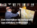Schilderij in Woerden wordt live gerestaureerd | RTV Utrecht