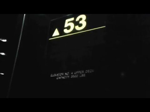 SUPER FAST Otis Traction Double-Decker elevators at the Stratosphere Tower in Las Vegas NV