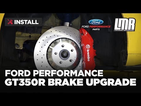 2015-2023 Mustang Ford Performance GT350R Brake Upgrade Kit - Install & Review (M-2300-Y)