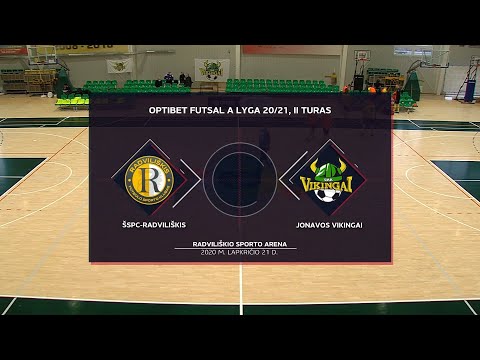 Optibet Futsal A Lyga | ŠSPC-Radviliškis - Jonavos Vikingai | Rungtynių Santrauka |