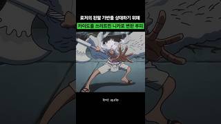 가반을 상대하기 위해 꺼내든 카이도를 쓰러트린 니카의 힘