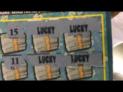 Scratch Off Tickets Lucky Symbols Everywhere Surprise win on Single Double Triple Tickets!