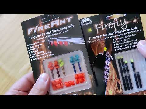 Review FireAnt firestarter Tortoise for knives Victorinox