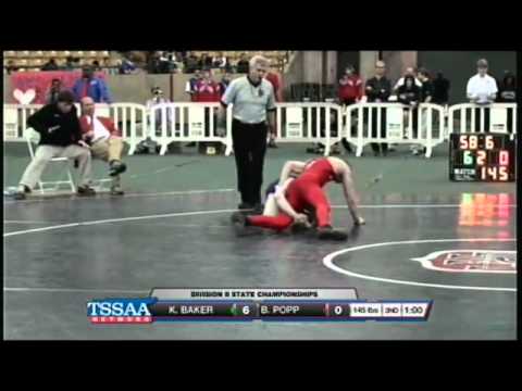 145 lbs Match from the TSSAA Division II Wrestling Championship Finals