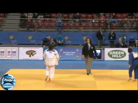 European Judo Open Sofia 2014 Bronze -48kg MOSCATT Valentina (ITA) - LOKMANHEKIM (TUR)