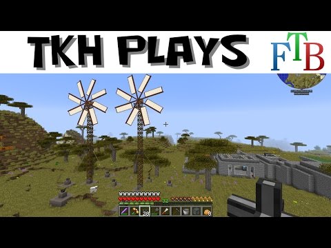FTB Infinity Lite #10 - Wind Farming (Modded Minecraft 1.10)