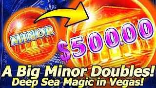 Deep Sea Magic Slot BIG WIN! A Bigger Minor on a Higher Denom is Doubled at Resorts World Las Vegas!