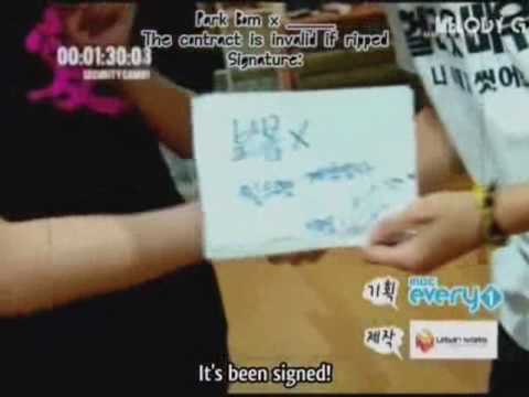 MBLAQ Idol Show contract with PARK BOM?