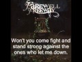 Farewell to Freeway - When We Hit The Ground(with lyrics)