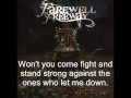 Farewell to Freeway - When We Hit The Ground(with lyrics)