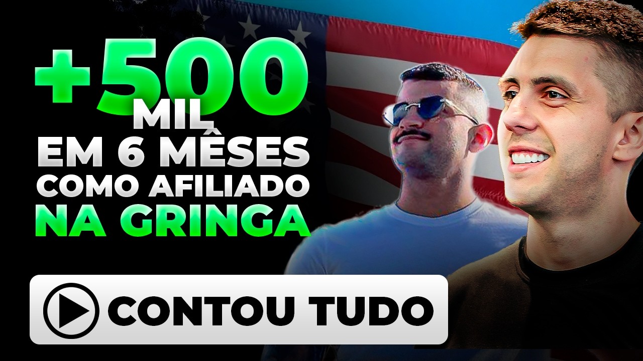 COMO ELE FAZ MAIS DE 100 MIL POR MES COMO AFILIADO (com 45% de LUCRO - Contou Tudo)