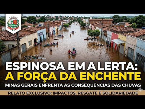 Espinosa Minas gerais enchente: 1°  de março de 2026