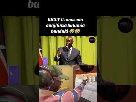 RIGGY G ANASEMA ANAJIFINZA KUTUMIA BUNDUKI