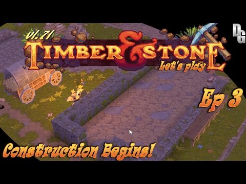 Timber and Stone v.171 ► Let's play Episode 3 - Stone Shortages and an "Odd" Death