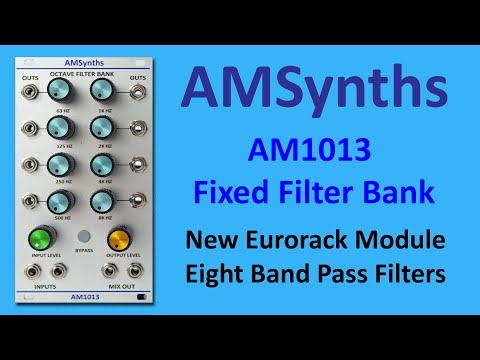 AM1013 Octave Fixed Filter Bank - Band Pass Perfection