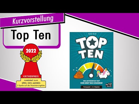 TOP TEN - Nominiert SPIEL DES JAHRES 2022 - Kurzvorstellung - Spiel doch mal!