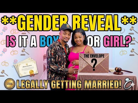 BABY GENDER REVEAL IS IT A BOY /GIRL,|GETTING LEGALLY MARRIED 