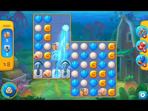 Fishdom Easy Level 11087 (with ingame lightning and bomb boosters) @choraelmin