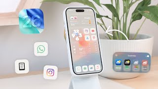 ☁️ How to Customise App Icons on iOS 26 | shortcuts, clear/tinted icons