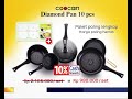 Coocan Diamond Pan 10pcs Edit Lejel Home Shopping