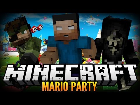 Minecraft MARIO PARTY "RAINBOW RIDE FTW" w/ Taz & Friends (15 Mini-Games)