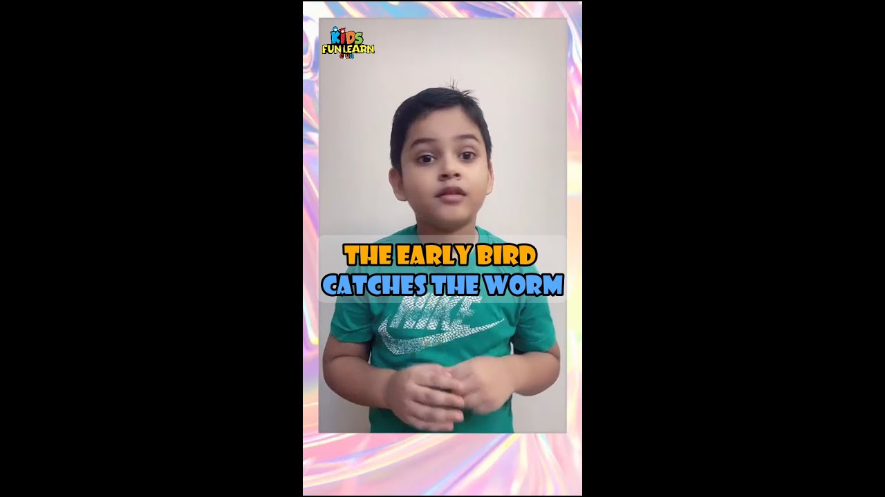 The early bird catches the worm    #shorts