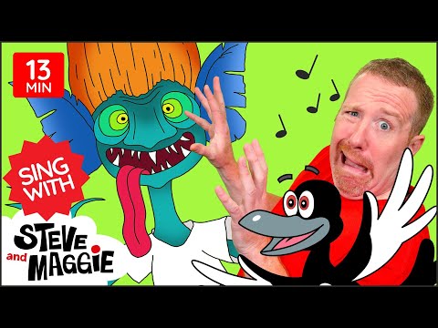Forest Animals Song and More | Halloween Songs for Kids | Sing with Steve and Maggie