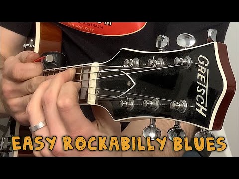 Easy Rockabilly Blues Guitar Lesson - Adrian Whyte Rockabilly Rhythm Guitar