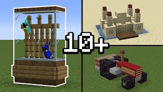 10+ Build Hacks in Minecraft! #20