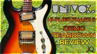 Video thumbnail for Univox Hi-Flier Phase 3 - DEMO, TEARDOWN AND REVIEW | Nirvana Riffs, Kurt Cobain Tone by jq