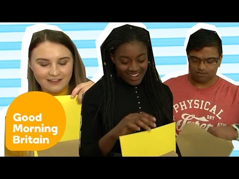 A-Level Results Opened Live On Air | Good Morning Britain