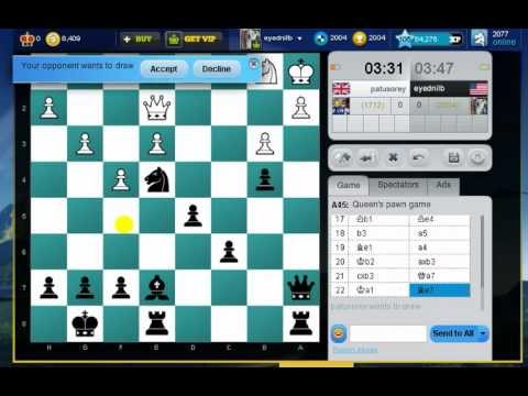 Live Blitz Chess With Commentary 125 (B Misc Queens Pawn Game)