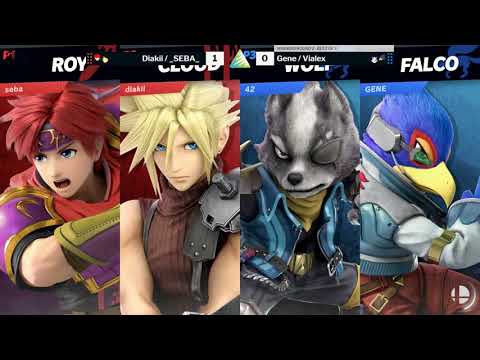 Ascension III Doubles Winners Round 2 - Diakii/SEBA (Red) vs Vialex/Gene (Blue)