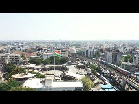 Moazzam Jahi Market aerial view #MoazzamJahiMarket#MJMarket#NizamEra#HeritageSite#OldHyderabad#