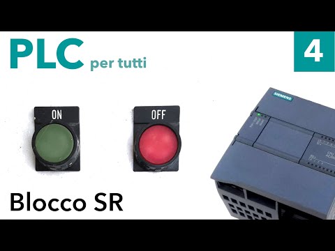 Utilizzare il blocco SR con PLC Siemens S7-1200 - PLC per tutti video 4